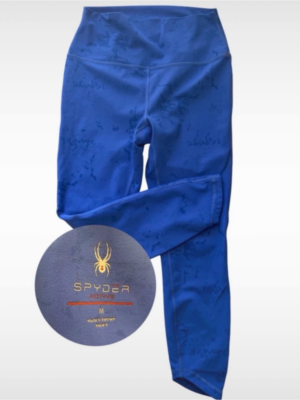 Spyder Active Women's Royal Blue Performance Athletic Leggings Size M
